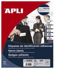 Apli Etichete Textile De Identificare, Apli (9603191)