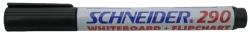 Schneider Marker SCHNEIDER Maxx 290, pentru tabla de scris+flipchart, varf rotund 2-3mm - negru (S-129001) - viamond