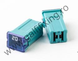  Mini főbiztosíték műanyag házban, 20 A, 2 db/csomag