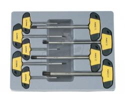 FORCE Шестограми отвертка с Т-дръжка (2-10mm) комплект 9 бр. JN15805 FORCE (JN15805)