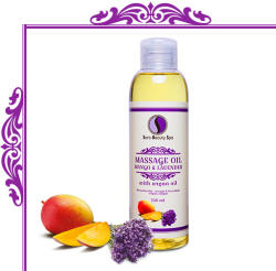 Sara Beauty Spa természetes növényi masszázs olaj - Mangó-Levendula Kiszerelés: 250 ml