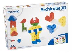 Miniland Joc de constructie arhicube 3D (ML95004)