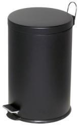 Alco Cos metalic cu pedala si capac, forma rotunda, 20 litri, ALCO - negru (AL-2962-11)