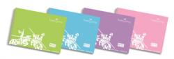 Faber-Castell Bloc Desen A4 30 File 120 g/mp Coperta Plastic Faber-Castell roz A4 Liceu Caiet/Bloc desen 30 file (FC400036)