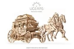 UgearsModels Trasura cu cai - Puzzle 3D Modele Mecanice (UG 4820184120730)