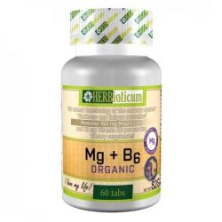 HERBioticum Mg+B6 Organic tabletta 60 db