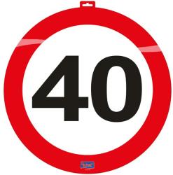  közlekedési tábla 40. (48 cm)