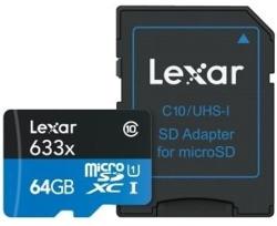 Lexar microSDXC 64GB C10/UHS-i/U1 LSD64GCB1NL633