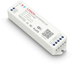 LTECH Wifi-s RGBW vezérlő távvezérlő támogatással 12A 144W / 288W (12V / 24V) (LT-WIFI102RGBW)