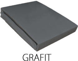 NY REESE gumis lepedő 90x200 - Jersey Szín: Grafitszürke / Szürke