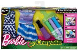 Mattel Barbie Crayola - Ruhafestő készlet - lila (FPW12/FPW14)