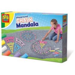 SES Creative Chalk Mandala aszfalt mandalarajzoló készlet