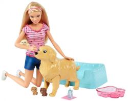 Mattel Barbie - Mama kutya kölykeivel (FDD43)
