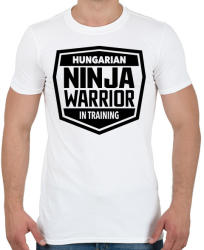 printfashion Ninja Warrior - Férfi póló - Fehér (1076583)