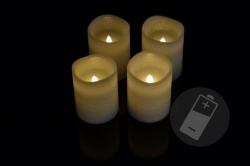 Nexos Dekoratív LED készlet 4 adventi gyertya fehér - idilego