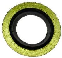 Műanyag betétes tömítő alátét, 14, 70x22x1, 5 mm, 25 db/csomag