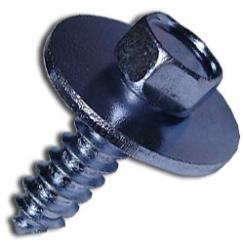 Hatlapfejű, alátétes, horganyzott lemezcsavar, 5, 5x19 mm, galvanizált, 10 db/csomag