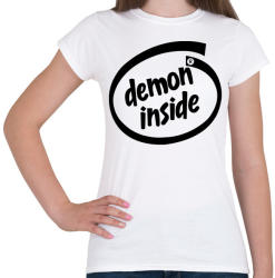 printfashion Demon Inside - Női póló - Fehér (1085281)
