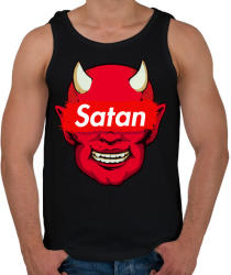 printfashion Satan - Férfi atléta - Fekete (1083360)