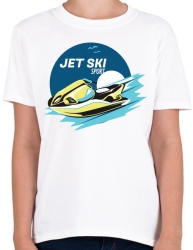printfashion Jet-ski - Gyerek póló - Fehér (1084574)