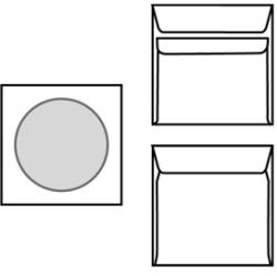 ROMKUVERT Plic CD/DVD gumat 124 x 124 mm, 90 g/mp 10 buc/set Romkuvert CD124.124. 09 (CD124.124.09)