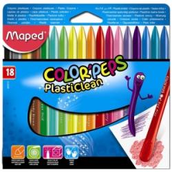 Maped Creioane cerate 18 culori Plasticlean Maped 862012 (862012)