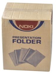 NOKI Dosar albastru deschis A4 din plastic cu sina si perforatii, 400 buc/cutie Noki DOSPLINACUT (DOSPLINACUT)