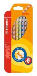 STABILO Creioane colorate EasyColors, pentru dreptaci, 6 culori/set Stabilo SW3326 (SW3326)