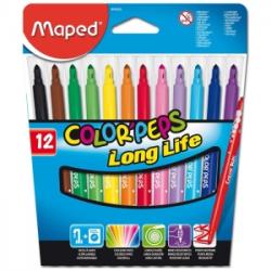 Maped Carioci Color Peps Long Life 12 culori/set Maped 845020 (845020)