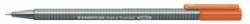 STAEDTLER Fineliner 0.3 mm Triplus 334 Staedtler portocaliu STA334-4 (STA334-4)