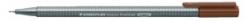 STAEDTLER Fineliner 0.3 mm Triplus 334 Staedtler maro inchis STA334-76 (STA334-76)