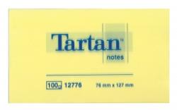 3M Notite adezive galbene Tartan, 12 bucati/ set, 3M 127 x 76 mm TAR12776 (TAR12776)