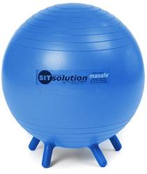 Aktiv Sitsolution ülőlabda apró lábakkal, Maxafe 75 cm, ABS biztonsági anyagból kék színű