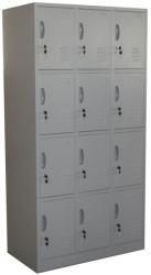 Viamond DULAP VESTIAR METALIC Asamblat PT. VALORI 12 compartimente, 1000x500x1800 mm (LxlxH), PLUS (98115027) Dulap arhivare
