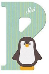 Sevi Fa Betű állatos P - Penguin - babamanna