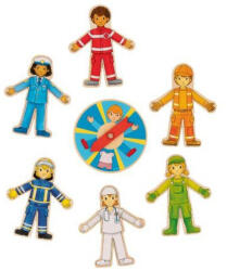 Goki Joc puzzle din lemn Meseriile (AAD-GOKI56784)