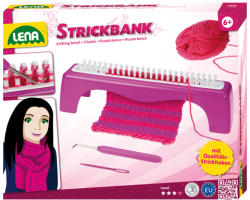 LENA Strickbank rózsaszínű kötőpad (42680)