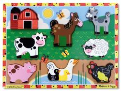 Melissa & Doug Animale de ferma 8 piese (MD3723)