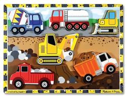 Melissa & Doug Utilaje de constructii 6 piese (MD3726) Puzzle