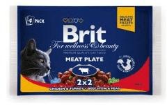 Brit Premium Cat Meat Plate multipack 4 x 100 g