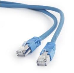 Gembird Patchcord Gembird RJ45, Cat. 6A, S/FTP, 0.5m, Blue (PP6A-LSZHCU-B-0.5M) - flax