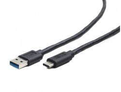 Gembird Cablu de date Gembird, USB - USB-C, 1m, Black (CCP-USB3-AMCM-1M)