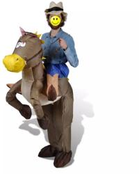vidaXL Felfújható Cowboy és ló (130086)
