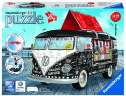 Ravensburger 3D Puzzle - VW Bus üzemanyagtöltő 162 db-os