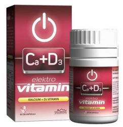 Vita Crystal E-lit Vitamin - Kalcium+D3-vitamin kapszula 60 db