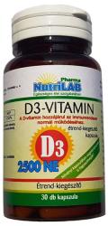NutriLAB D3-Vitamin 2500NE kapszula 30 db