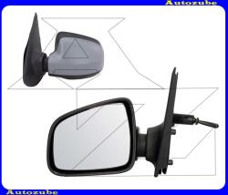 DACIA SANDERO 2 2012.09-2016.09 /B52/ Visszapillantó tükör bal, manuális, domború tükörlappal, fényezhető borítással MDL104-L