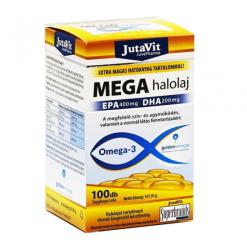 JutaVit Mega halolaj Omega-3 lágyzselatin kapszula 100 db