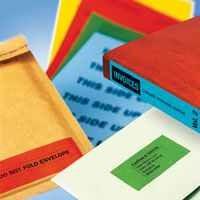 APLI Etikett, 25x40 mm, kézzel írható, színes, kerekített sarkú, piros, 128 etikett/csomag