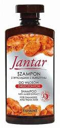 Farmona Natural Cosmetics Laboratory Șampon cu vitamine pentru părul deteriorat Amber - Farmona Jantar Shampoo 330 ml